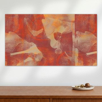 Warm toned abstract shapes