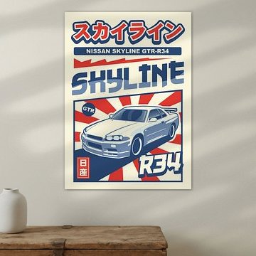 Nissan Skyline GTR R34 von Kaminarirace