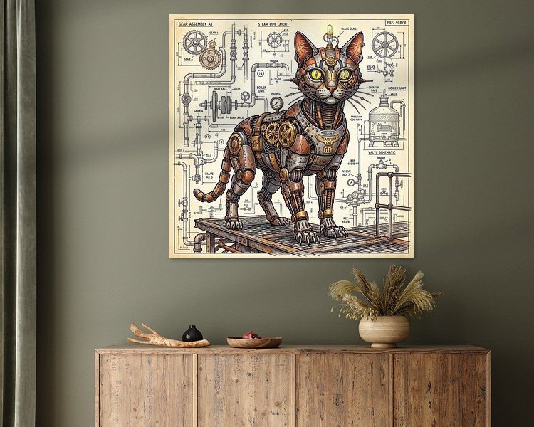 Example of the artwork in a room