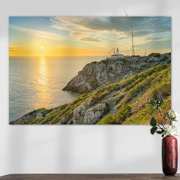 Goldenes Licht am Faro de Capdepera auf Mallorca von Michael Valjak