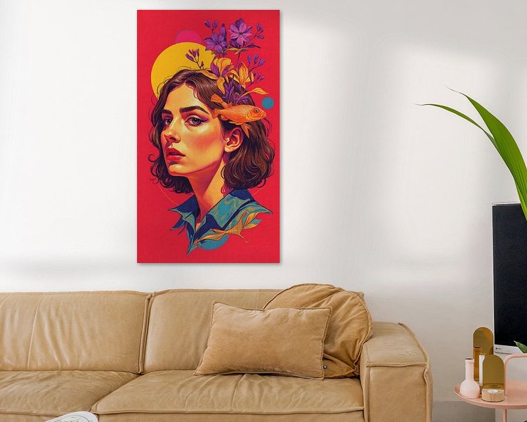 Example of the artwork in a room