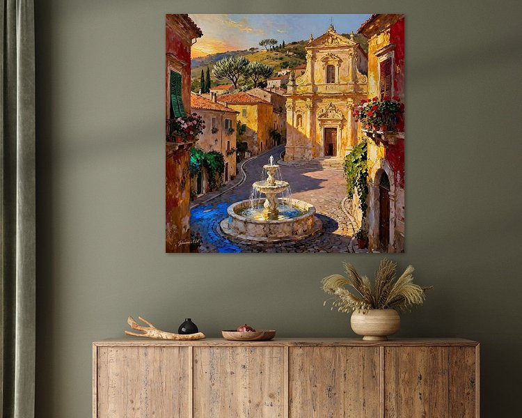 Example of the artwork in a room