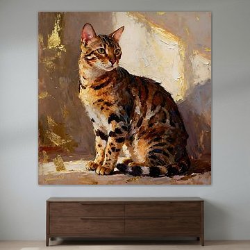 Katzenkunst-Sammlung – Bengalkatze