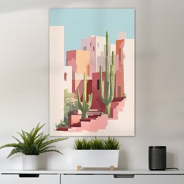 Urbane Wüste in Pastellfarben Nr. 2 von Studio BB