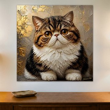 Katzenkunst-Sammlung – Munchkin-Katze von Johannas Art Creations