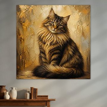 Cat Art Collection – Noorse boskat 1 van Johannas Art Creations