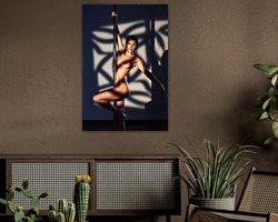 Example of the artwork in a room