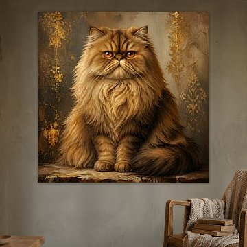Cat Art Collection - Persian cat by Johannas Art Creations