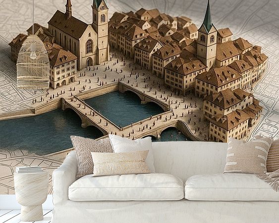 Example of the artwork in a room