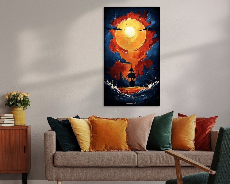 Example of the artwork in a room