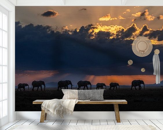 Example of the artwork in a room