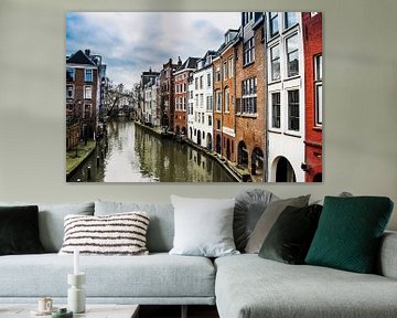 Oudegracht in Utrecht, The Netherlands