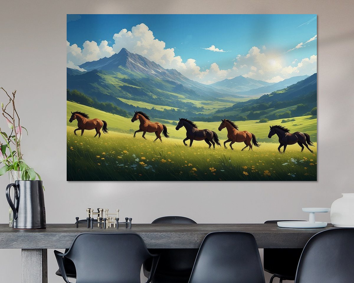 Example of the artwork in a room