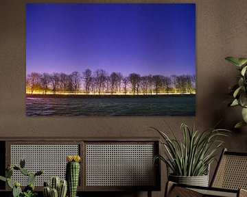 Sterrenhemel natuur landschap bij Overberg, Veenendaal sur Jeroen Bos