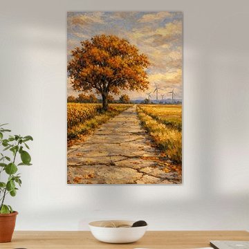 Stiller Herbstweg durch die Weite von Design by Ricki