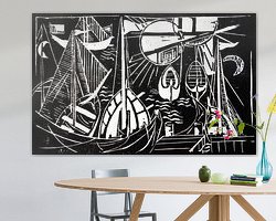 Example of the artwork in a room