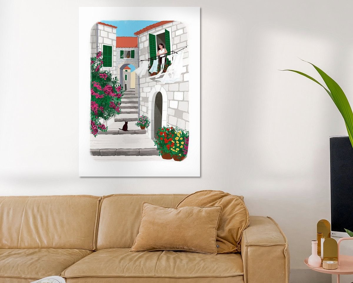 Example of the artwork in a room