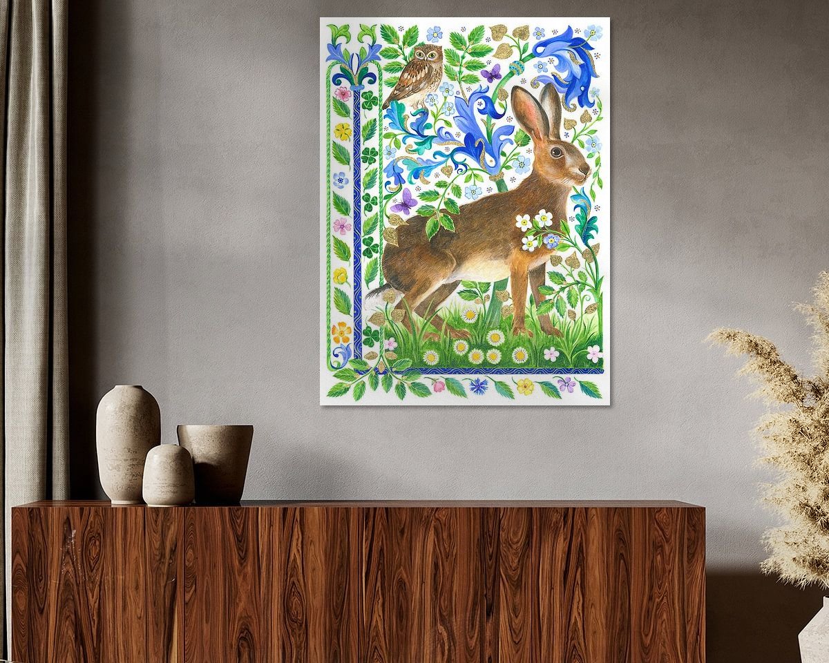 Example of the artwork in a room