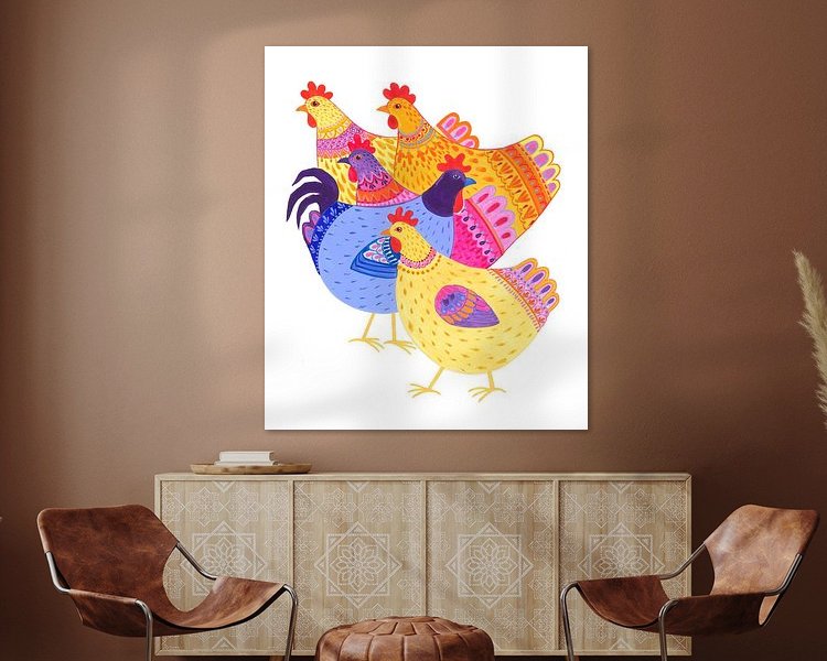 Example of the artwork in a room