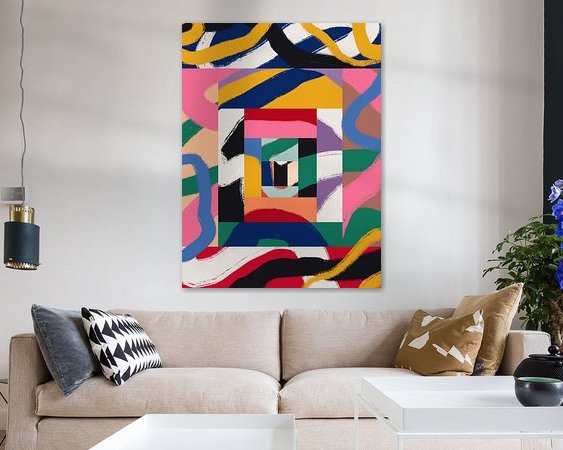 Example of the artwork in a room
