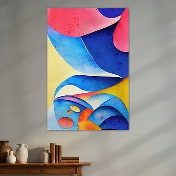 Nature Inspired Abstract Watercolor  (Day 12)