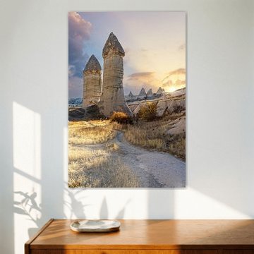 Rock formations in Cappadocia