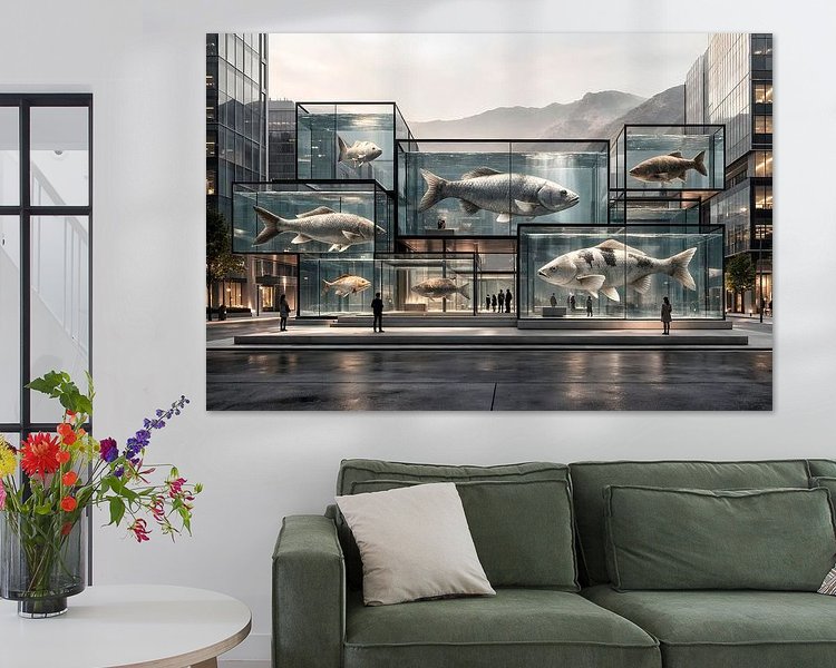 Example of the artwork in a room