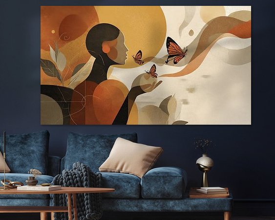 Example of the artwork in a room