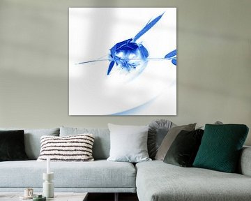 Delftsblauwe Bloemen - Vis 11 van Mariska van Vondelen