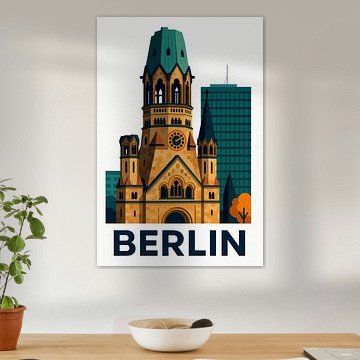 Église du Souvenir à Berlin – Emblème historique au look rétro