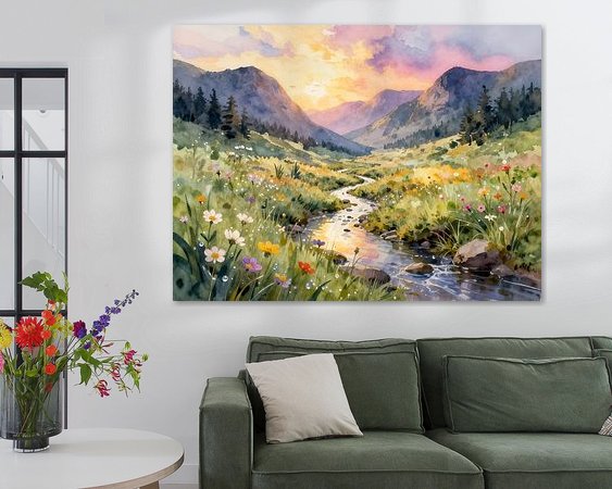 Example of the artwork in a room
