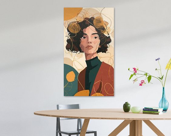 Example of the artwork in a room