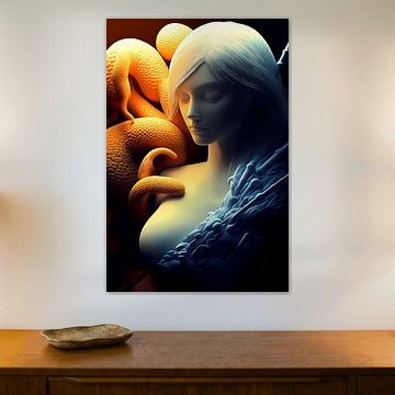 Traumlandschaft aus Feuer und Himmel von Vythryd Arts