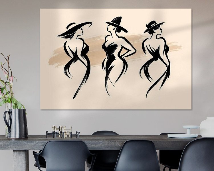 Example of the artwork in a room