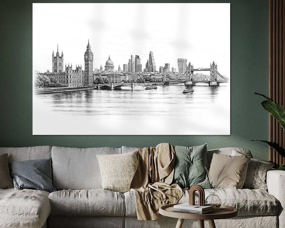 Example of the artwork in a room
