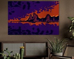 Example of the artwork in a room