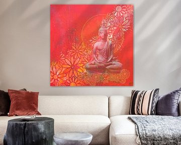 Boeddha Red II by Helma van der Zwan