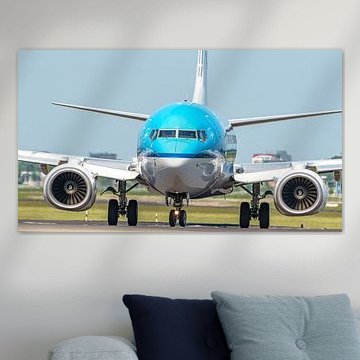 KLM Boeing 737-700 passagiersvliegtuig.