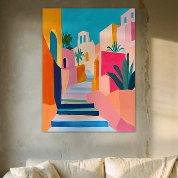 Garden Stairs | Garden Stairs by Eye catching paintings