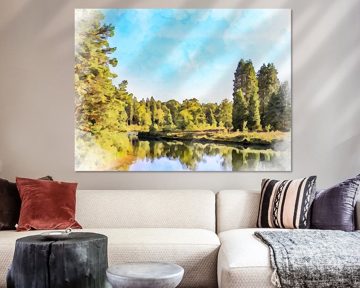 Example of the artwork in a room