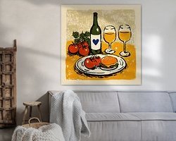 Example of the artwork in a room