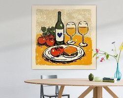 Example of the artwork in a room