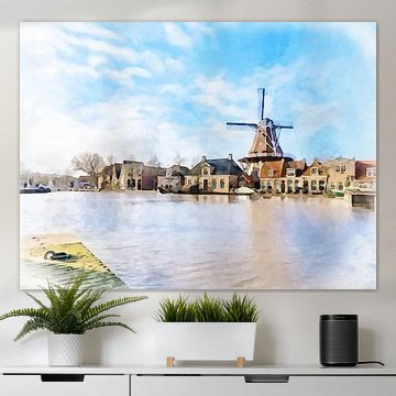 De Vlijt Mill, Meppel, Drenthe.