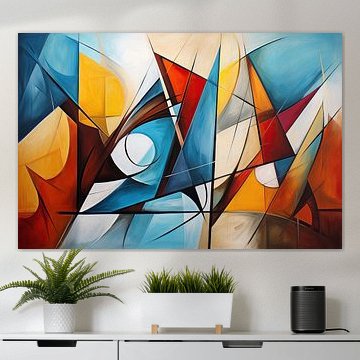 Abstract Painting | Dynamic Play of Colours by Eye catching paintings