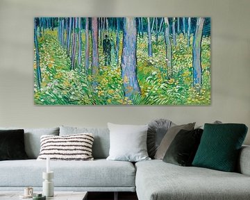 Vincent van Gogh. Twee figuren in kreupelhout