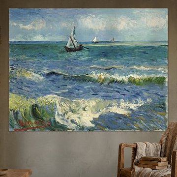 Vincent van Gogh. The Sea at Les Saintes-Maries-de-la-Mer