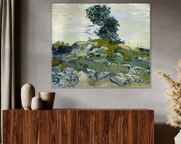 Felsen mit Baum, 1888 - Vincent van Gogh