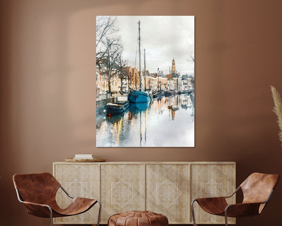 Example of the artwork in a room