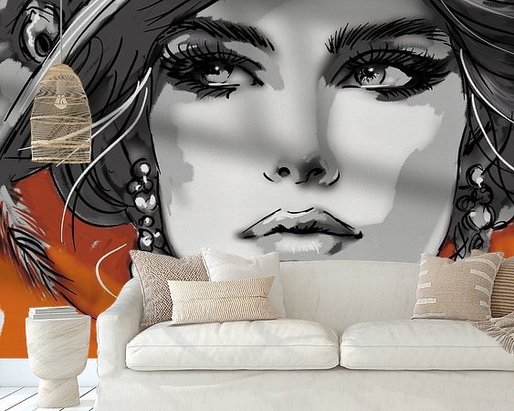 Example of the artwork in a room