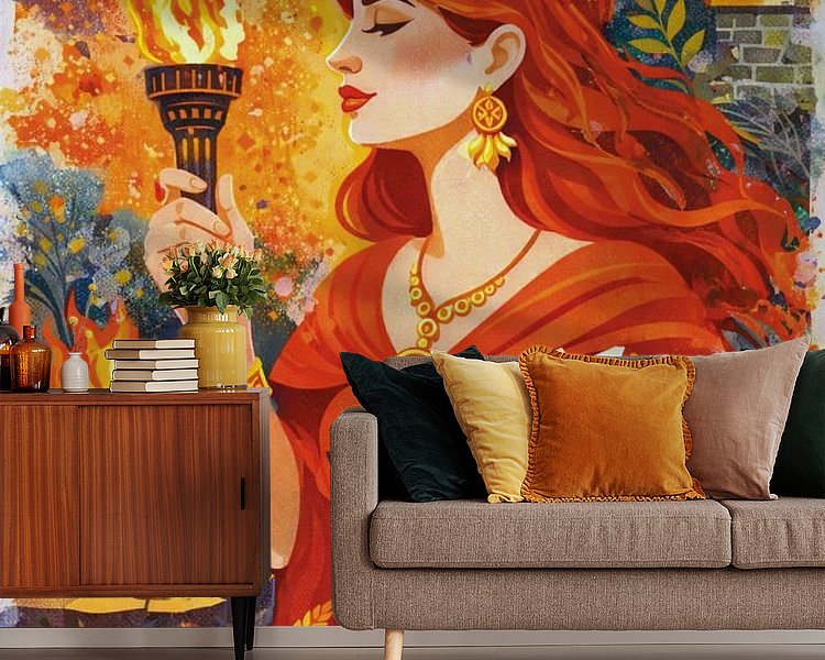 Example of the artwork in a room